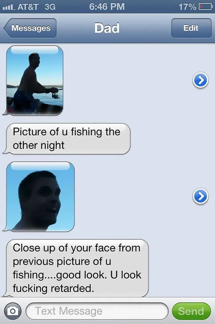 Funny Dad Text