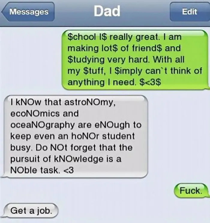 60 Of The Funniest Texts From Dads Ever