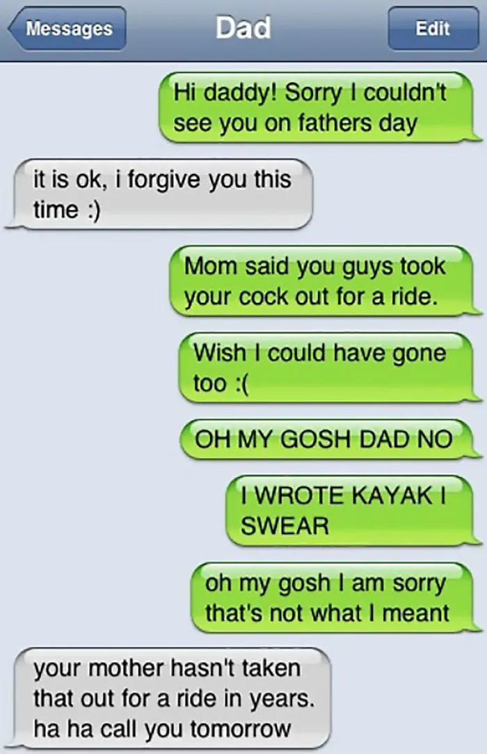 60 Of The Funniest Texts From Dads Ever