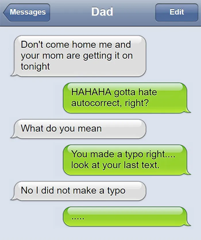 Funny Dad Text
