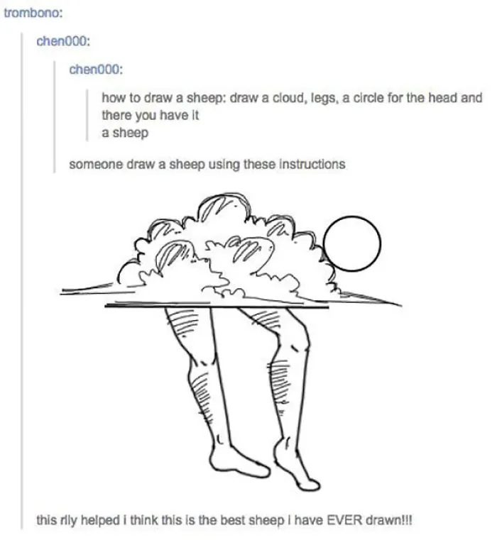 How To Draw A Sheep