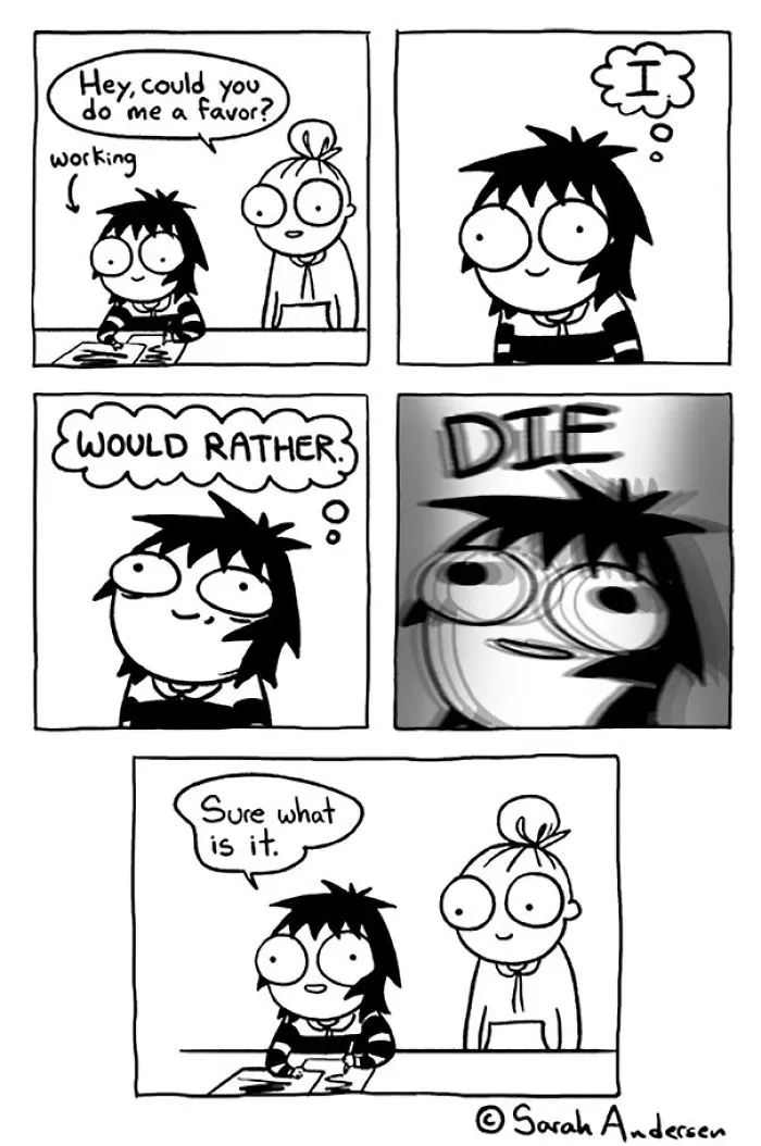 125 Hilariously Honest Comics By Introvert Artist Sarah Scribbles
