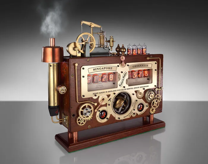The Rather Steampunk Gemini Nixie Clock