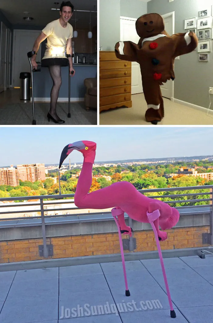 Every Halloween This One-Legged Guy Makes An Epic Halloween Costume, He Just Revealed A New One