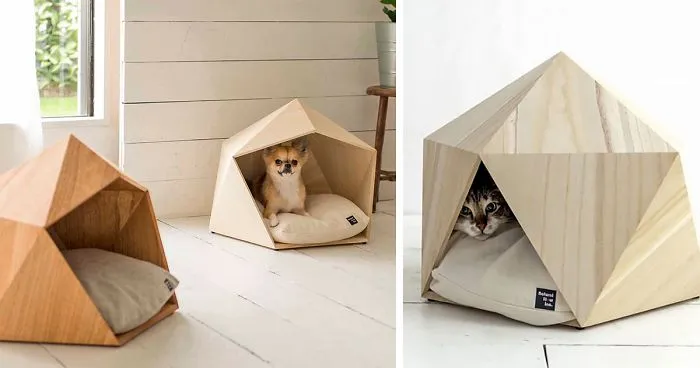 Geometric Pet Beds To Please Your Master's Sophisticated Taste