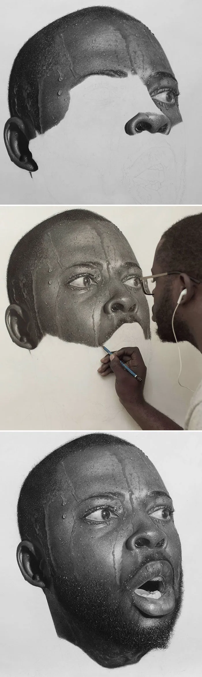 Unbelievably Realistic Pencil Drawings By This Nigerian Artist Look More Real Than Photos Themselves
