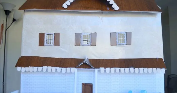 I Made This Doll House From Cardboard And Foam Board