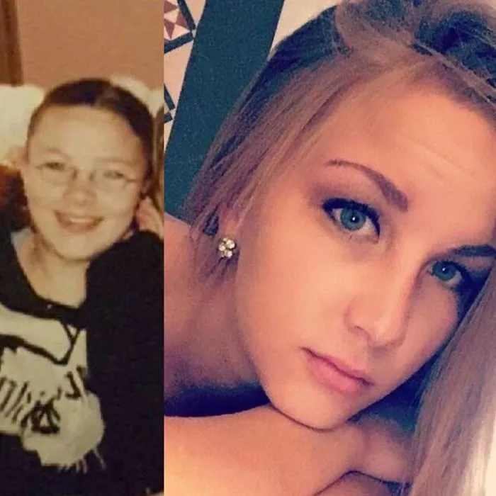 Left - 13 Years Old; Right - 26 Years Old. 13 Year Difference
