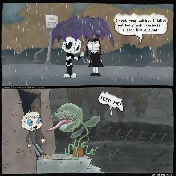 The Gothlings: I Create Romantic Comics With A Twist