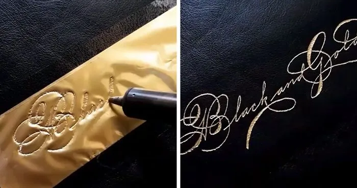Satisfying Leather Engraving