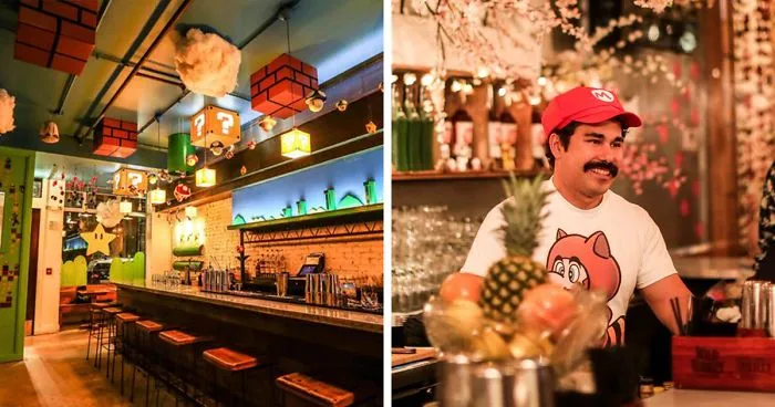 Mario-Themed Bar Just Opened And It's Every Geek's Dream Come True