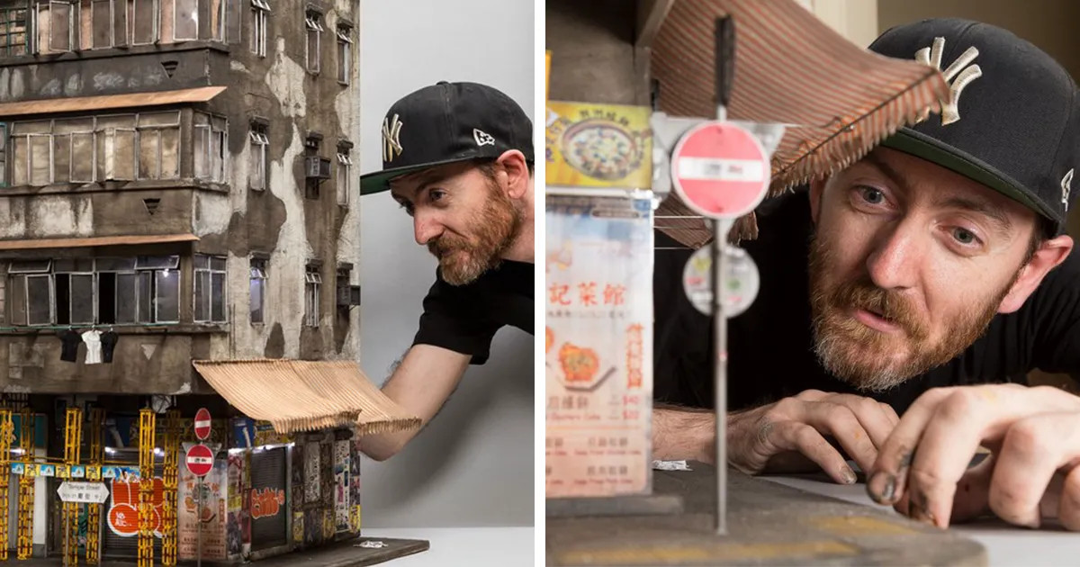 Miniaturas urbanas tan detalladas que necesitas lupa para ver los detalles