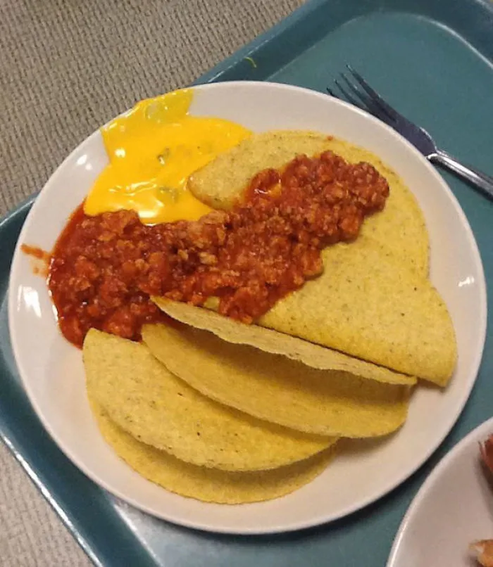 Pedí 4 tacos en la cafetería de la universidad y así me los dieron