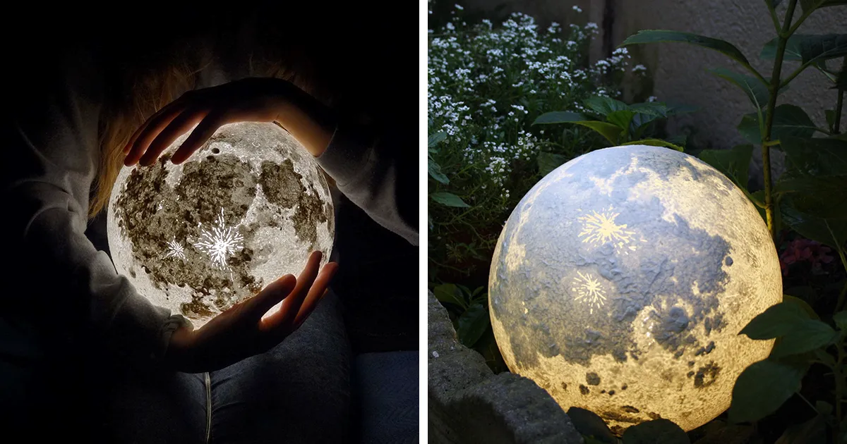 Estas lámparas lunares y planetarias harán que tu cuarto parezca de otro mundo