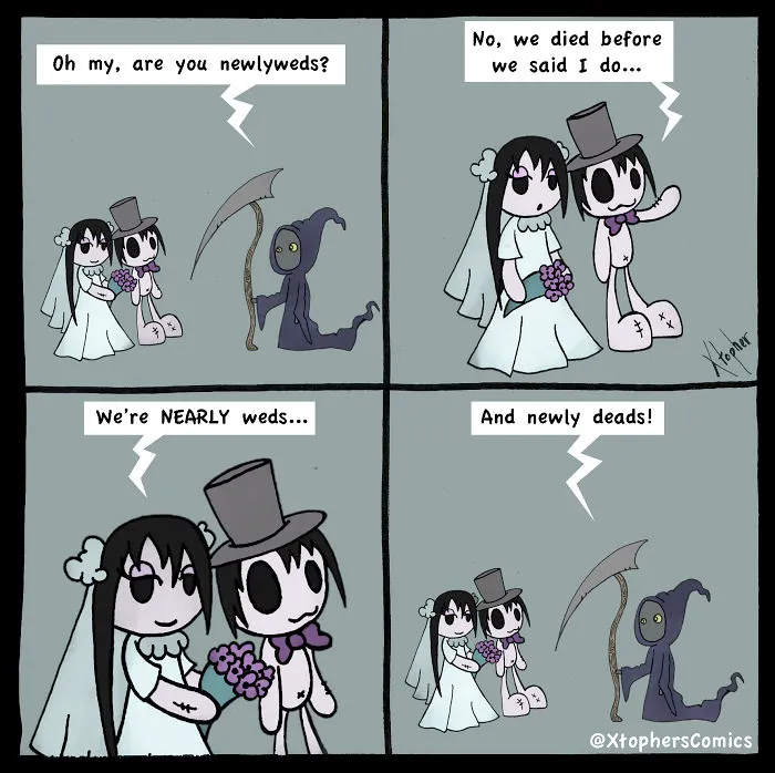 The Gothlings: I Create Romantic Comics With A Twist