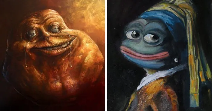 40 Oil Painted Memes For People Who Want To Look Classy, But Only Know Memes