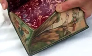 Hidden Paintings In Old Books