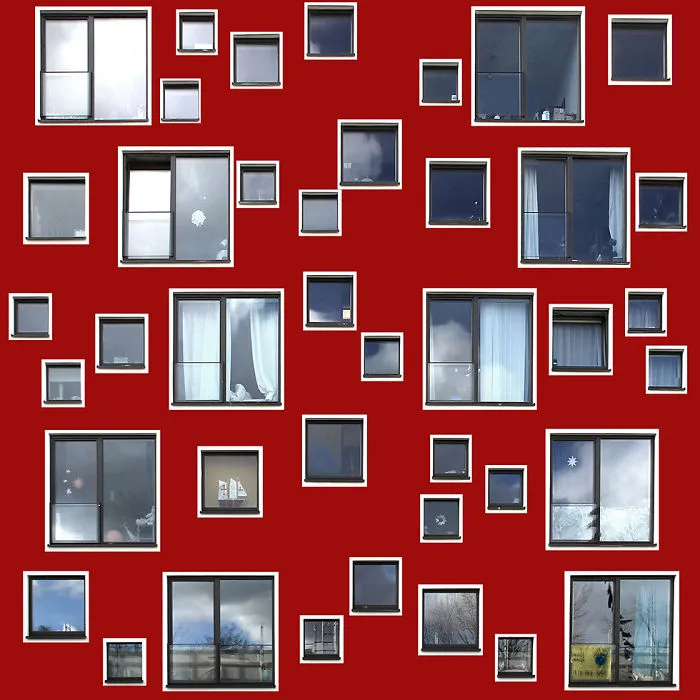 I Got Bored By The Gray Cityscape Of Berlin, So I Started To Colorize Buildings With Photoshop