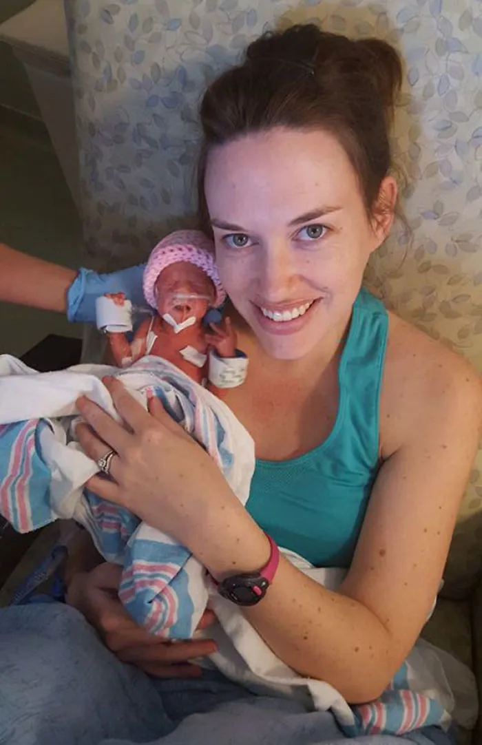 Our Daughter Was Born 10 Weeks Early.  My Wife Got To Hold Her For The First Time Yesterday.  It Was A Magical Moment