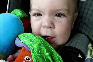 Baby Going Through A Tunnel For The First Time