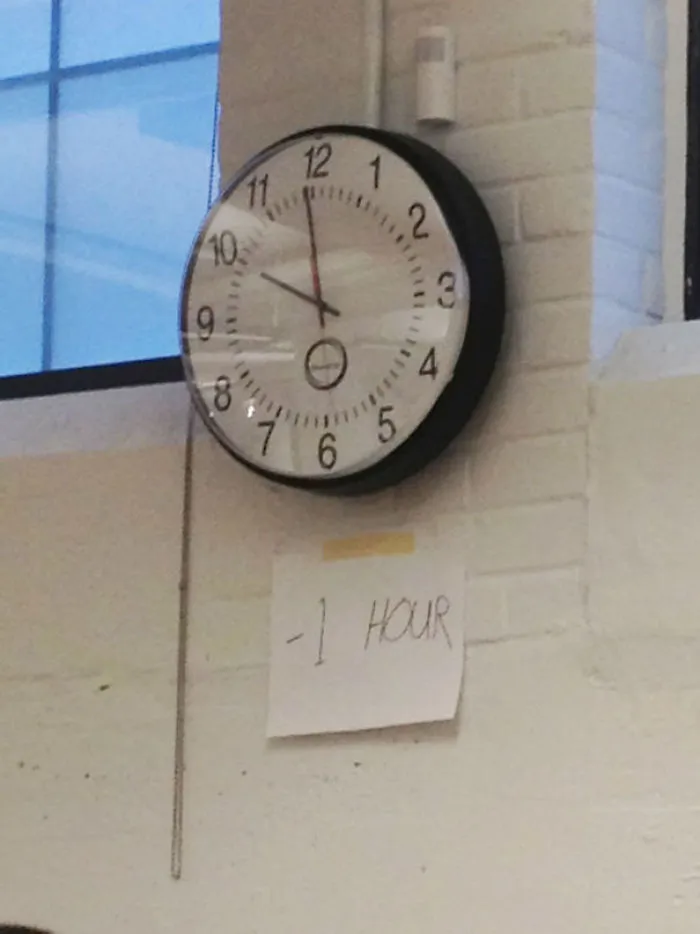 Whoever Set This Clock