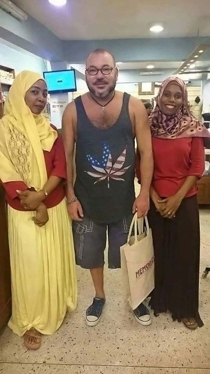 The King Of Morocco Giving Zero Fs