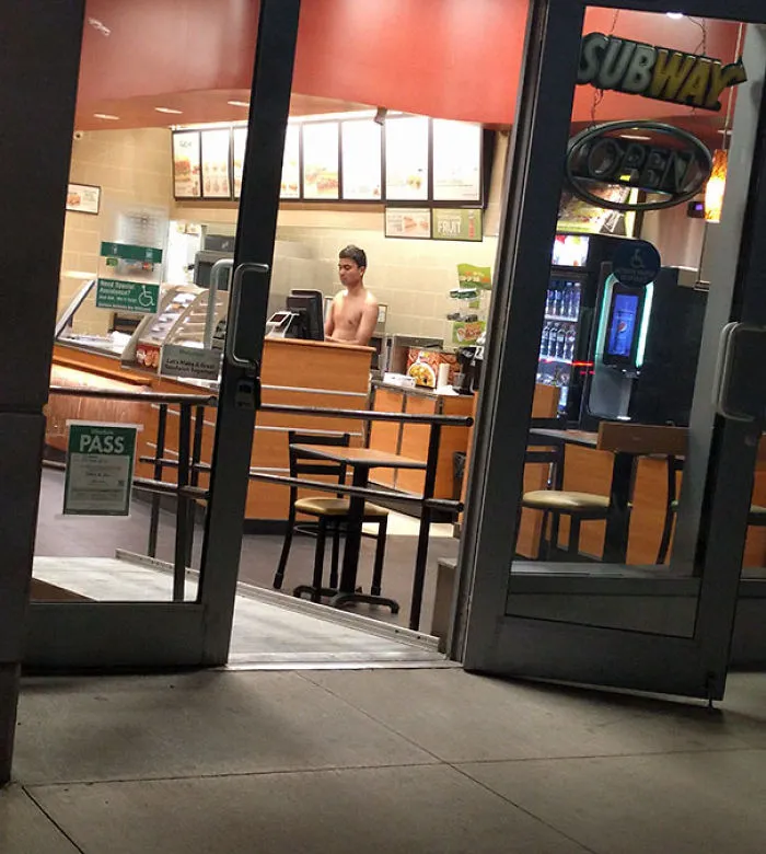 It's Casual Friday At Subway