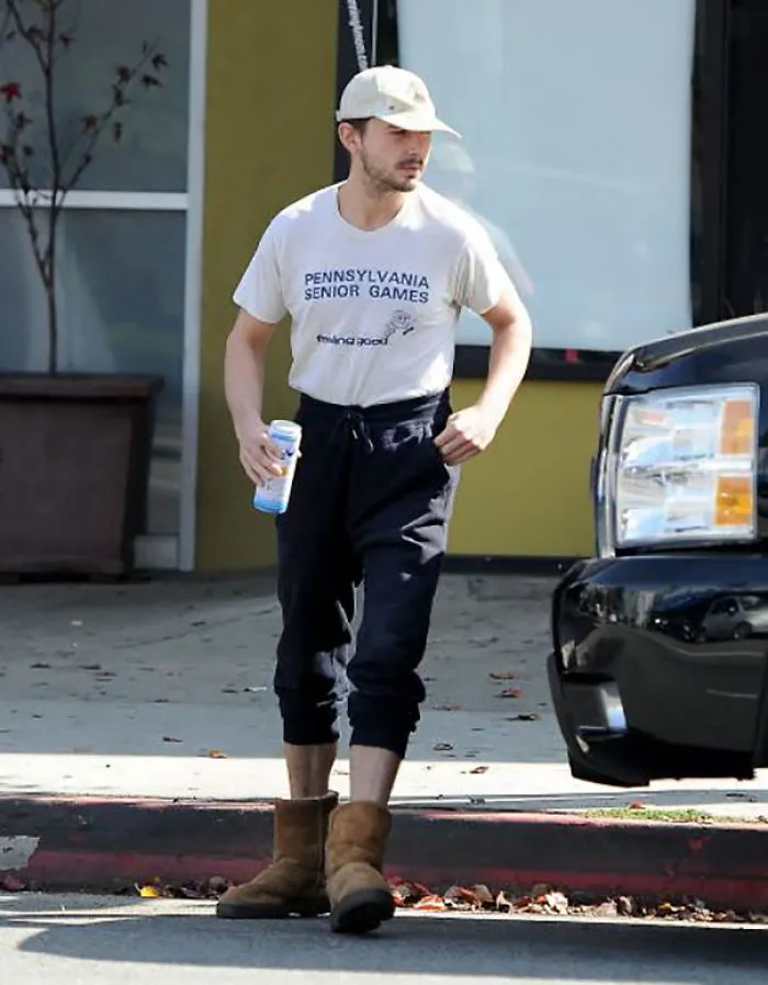 A Shia Labeouf le importa un rábano la moda o la ropa en general