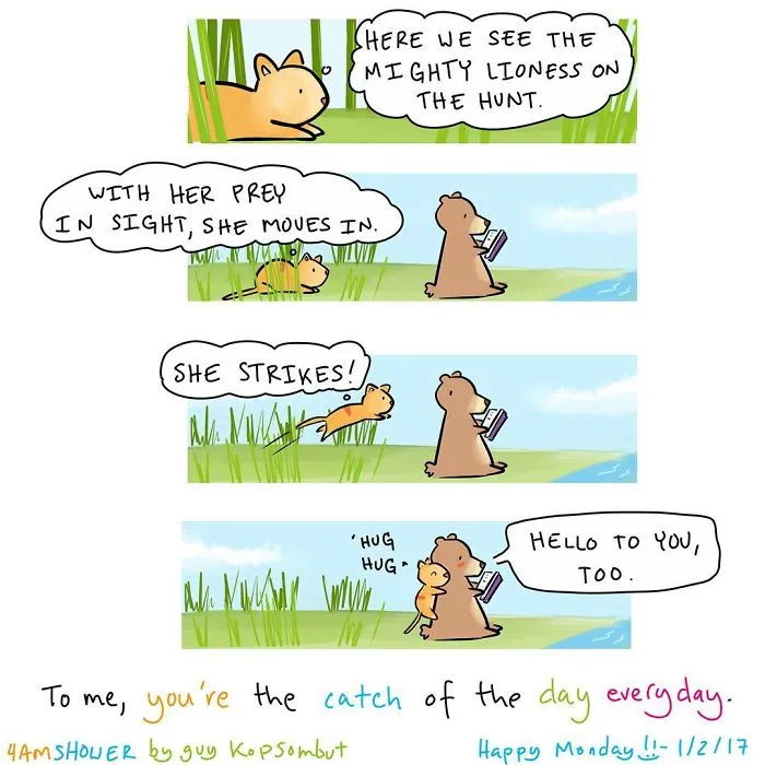 100 Super Happy Animal Comics That'll Make Your Monday