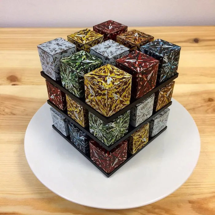 Rubik’s Cakes Are A Thing And They're Too Pretty To Eat