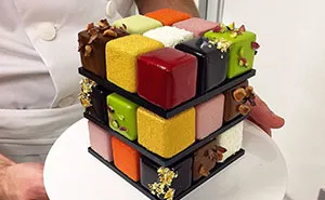 Rubik’s Cakes Are A Thing And They're Too Pretty To Eat