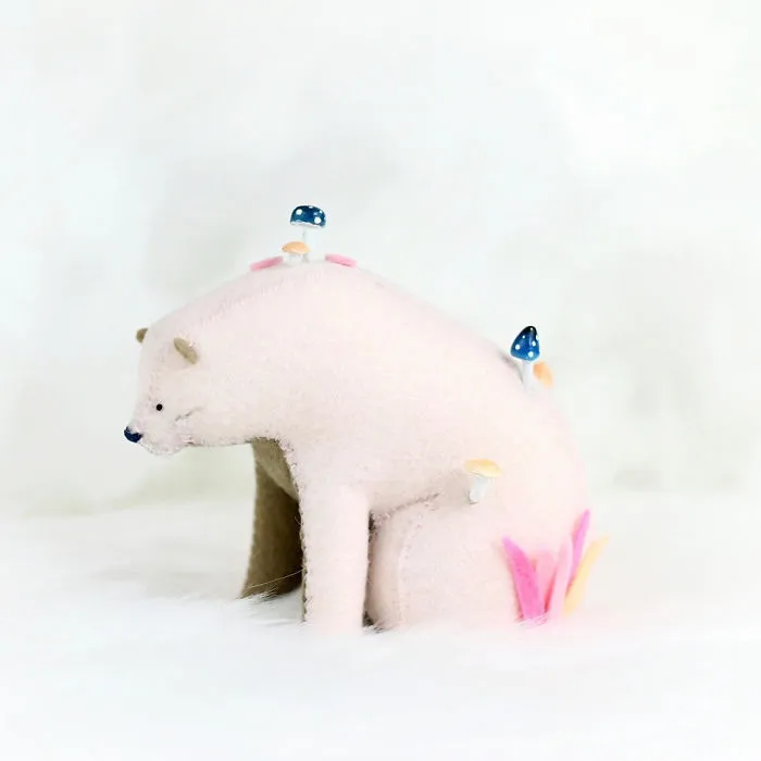 I Felt Bears That Carry Tiny Worlds On Their Shoulders