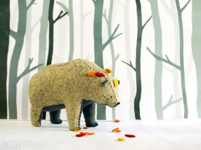 I Felt Bears That Carry Tiny Worlds On Their Shoulders