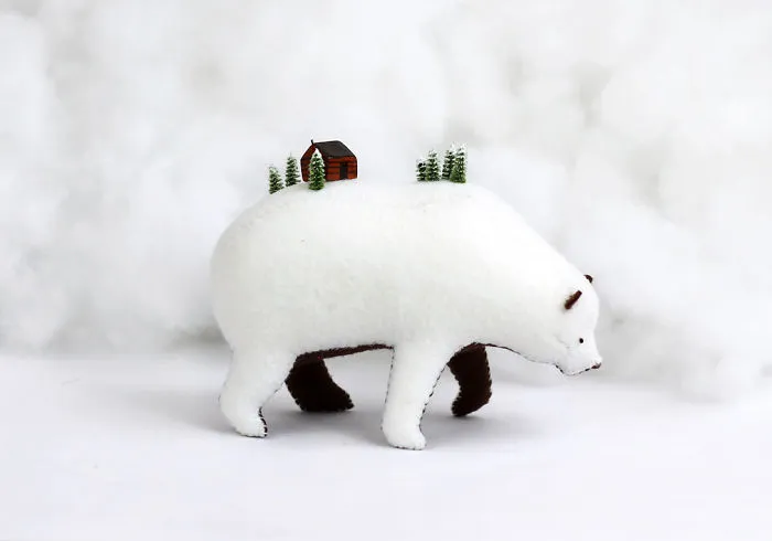 I Felt Bears That Carry Tiny Worlds On Their Shoulders