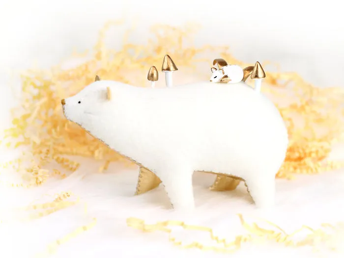 I Felt Bears That Carry Tiny Worlds On Their Shoulders