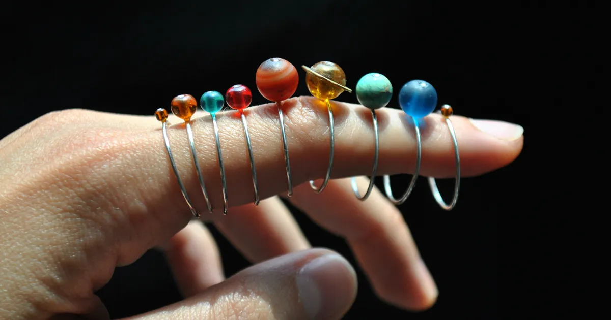 Estos anillos del Sistema Solar son el regalo perfecto para los amantes de la astronomía