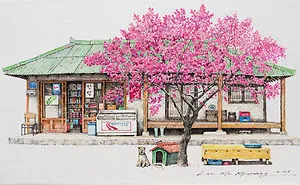 Artist Spends 20 Years Sketching South Korea's Little Convenience Stores