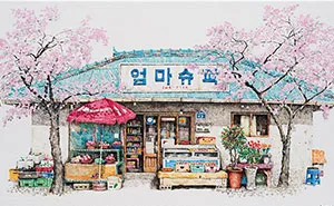 Artist Spends 20 Years Sketching South Korea's Little Convenience Stores