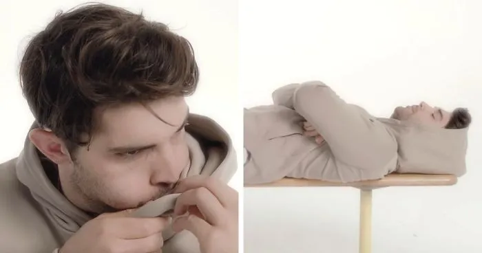 Sleep Anywhere With Inflatable Hoodie