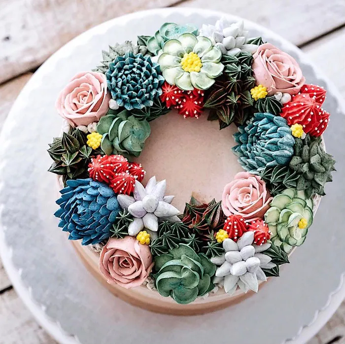10+ Tartas florales para celebrar el retorno de la primavera