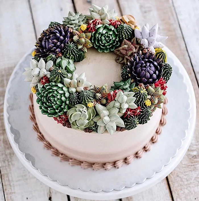 Succulent Cakes By Ivenoven Will Make Every Succulent Lover's Mouth Water