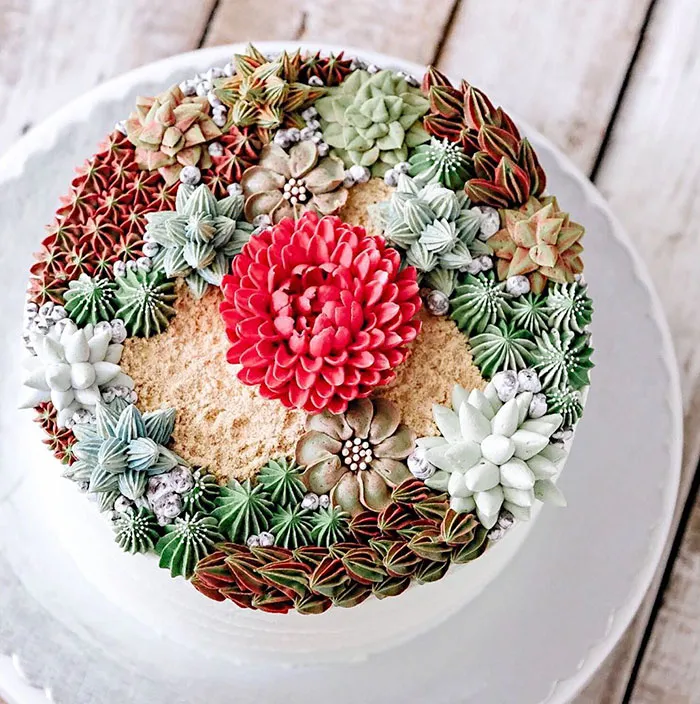 Succulent Cakes By Ivenoven Will Make Every Succulent Lover's Mouth Water
