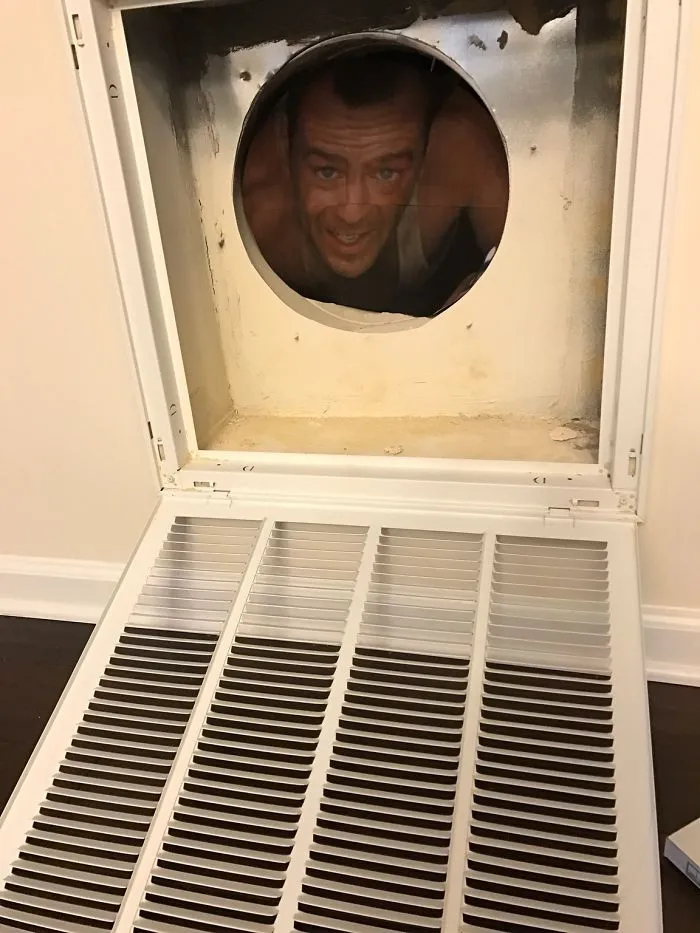 Was Wondering Why My Wife Was Giggling When She Asked Me To Change The Air Filters