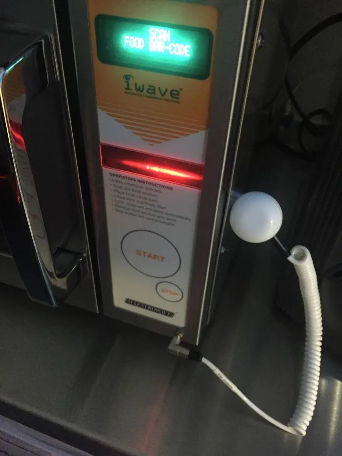 This Microwave Has A Barcode Scanner To Automatically Cook The Food