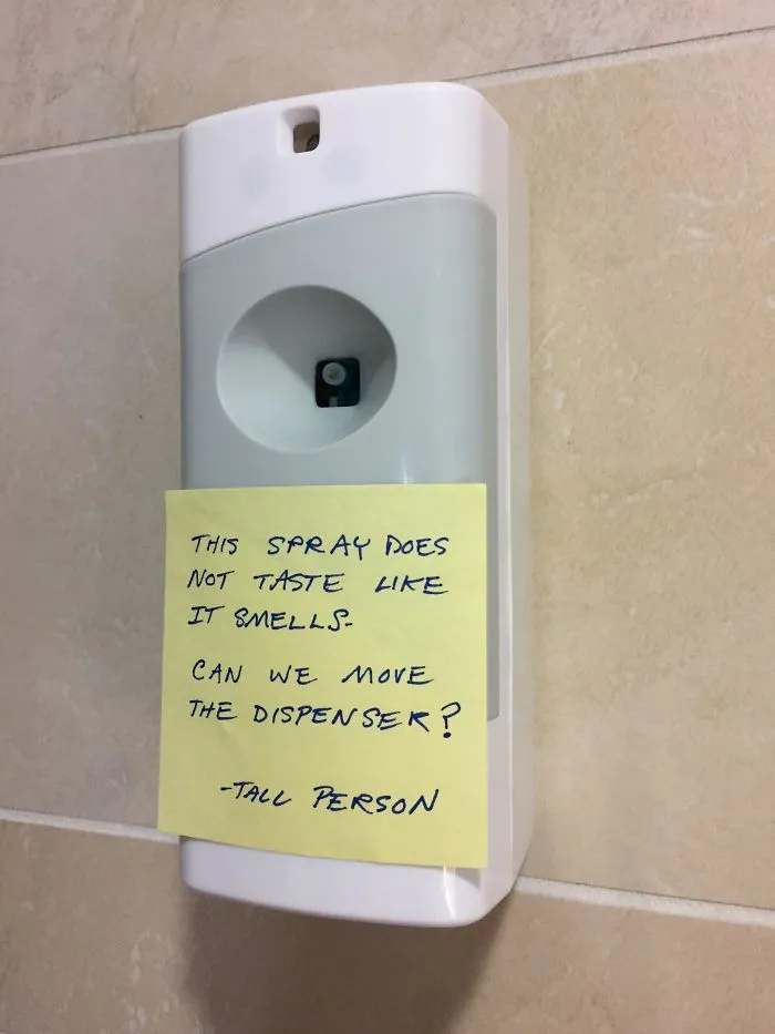 Spotted In The Washroom At Work...