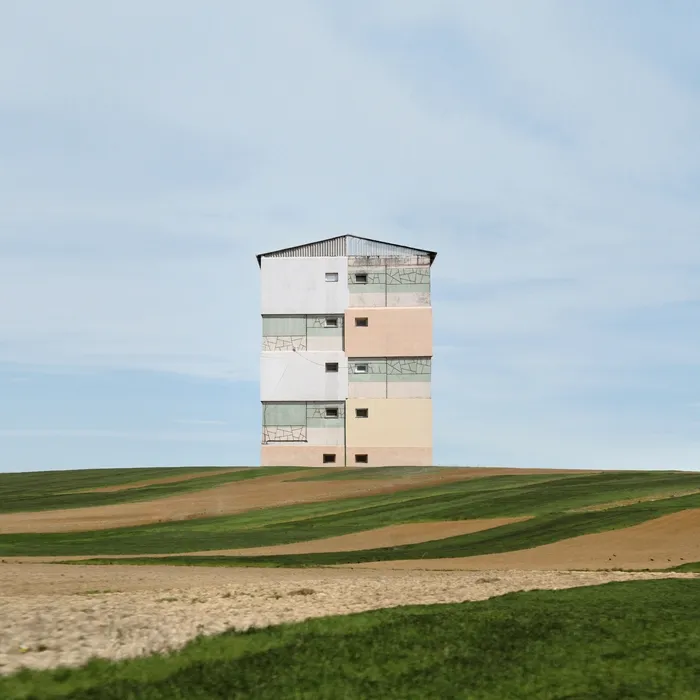 I Made Surreal Collages Featuring Home Architecture In Romania