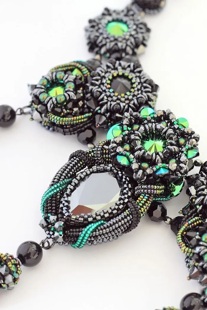 Gorgeous Seed Bead Webs: 25 Amazing Jewelries By Apollinariya Koprivnik