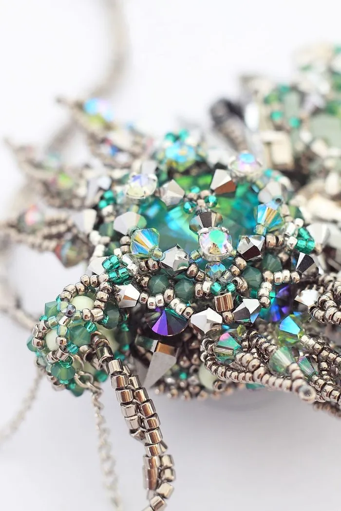 Gorgeous Seed Bead Webs: 25 Amazing Jewelries By Apollinariya Koprivnik