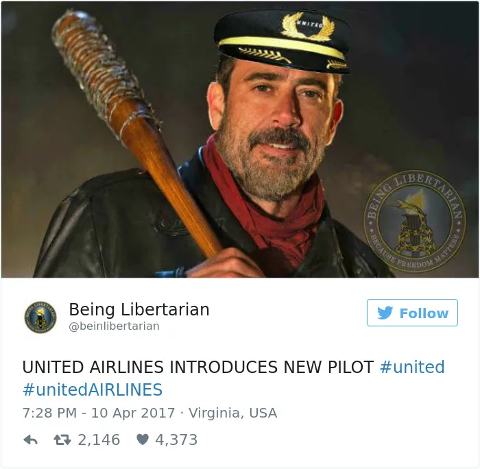 El nuevo piloto de United Airlines