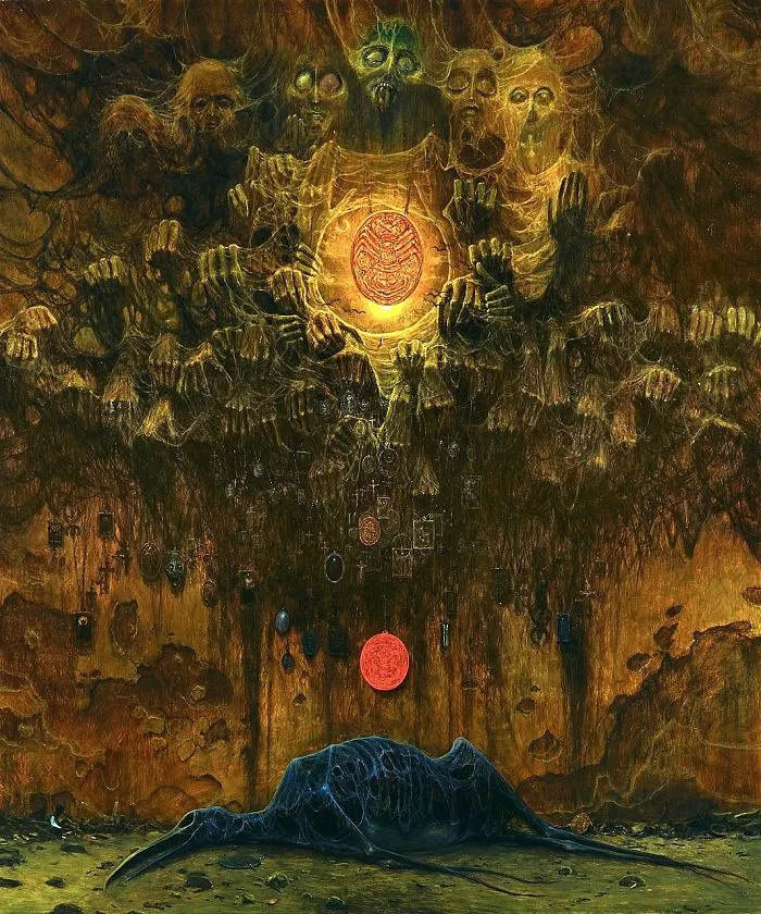 Polish Painter Who Learned To "Photograph Dreams" - His Works Will Give You Nightmares